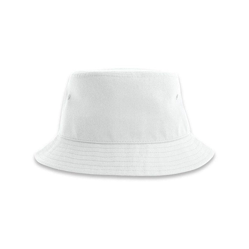 Cappellino Geo in RPET bianco - personalizzabile con logo
