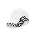 Cappellino Grand Prix Cap bianco - personalizzabile con logo