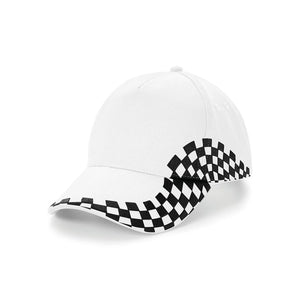 Cappellino Grand Prix Cap bianco - personalizzabile con logo