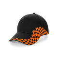 Cappellino Grand Prix Cap black/orange - personalizzabile con logo