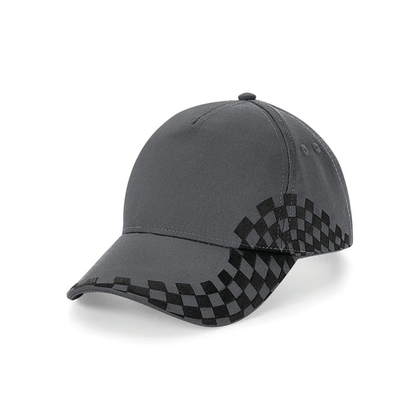 Cappellino Grand Prix Cap grigio - personalizzabile con logo