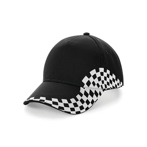 Cappellino Grand Prix Cap nero - personalizzabile con logo