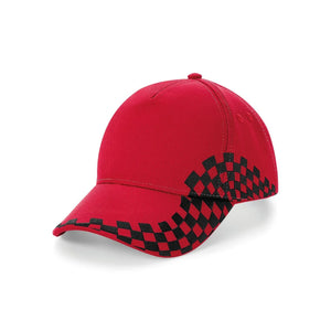 Cappellino Grand Prix Cap rosso - personalizzabile con logo