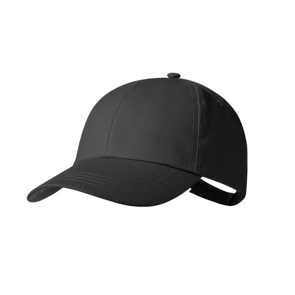 Cappellino Haliard nero - personalizzabile con logo