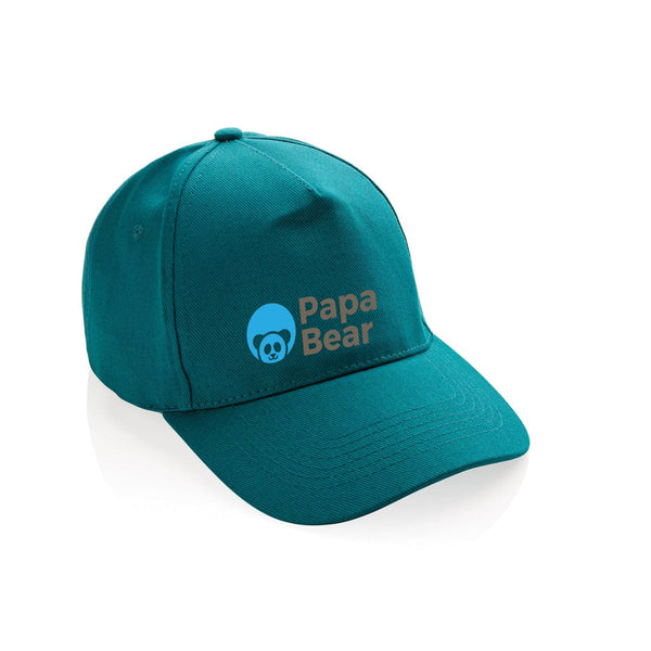 Cappellino Impact 5 panneli 280gr con tracer AWARE™ colorati - personalizzabile con logo