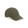 Cappellino in cotone organico 6 Panel Cap verde - personalizzabile con logo