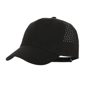 Cappellino Ithaca nero - personalizzabile con logo