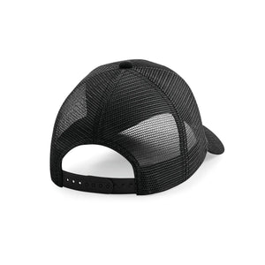 Cappellino Jersey Athleisure Trucker nero - personalizzabile con logo