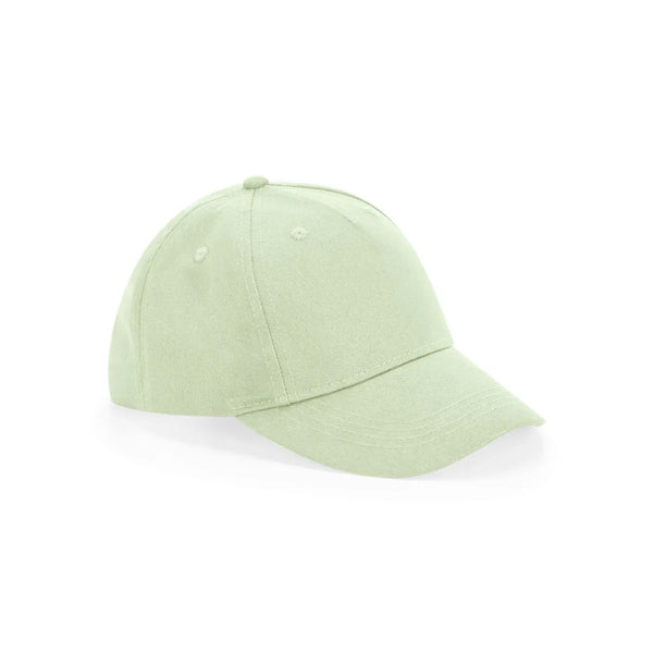 Cappellino Junior Organic Cotton 5 Panel Cap verde - personalizzabile con logo
