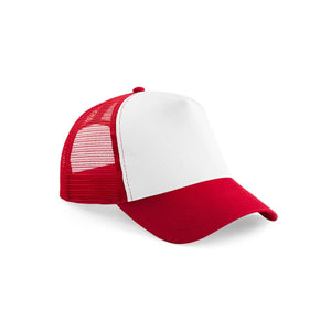 Cappellino Junior Snapback Trucker rosso - personalizzabile con logo