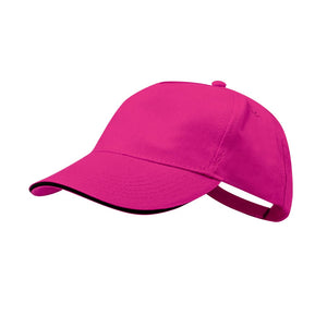 Cappellino Kisse fucsia - personalizzabile con logo