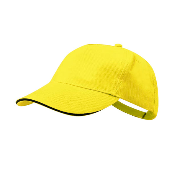 Cappellino Kisse giallo - personalizzabile con logo