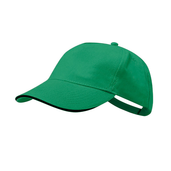 Cappellino Kisse verde - personalizzabile con logo