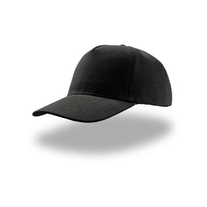 Cappellino Liberty five nero - personalizzabile con logo
