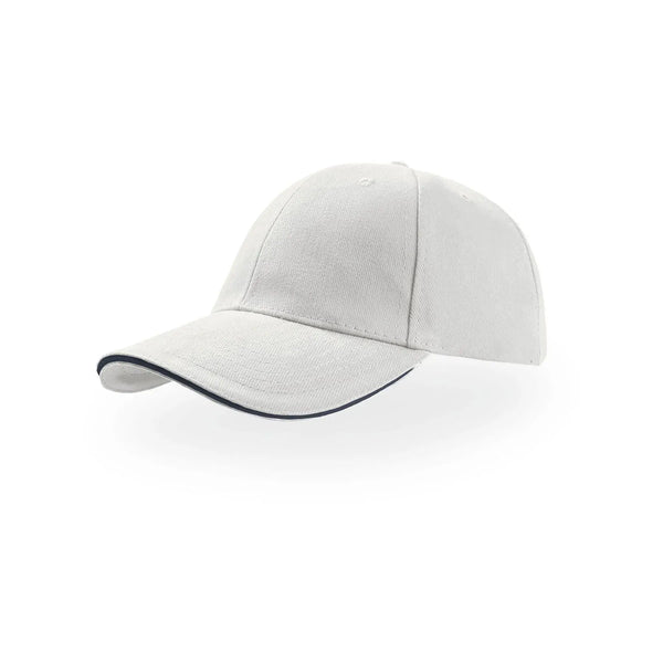 Cappellino Liberty Sandwich bianco - personalizzabile con logo