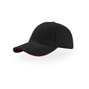Cappellino Liberty Sandwich black-red - personalizzabile con logo