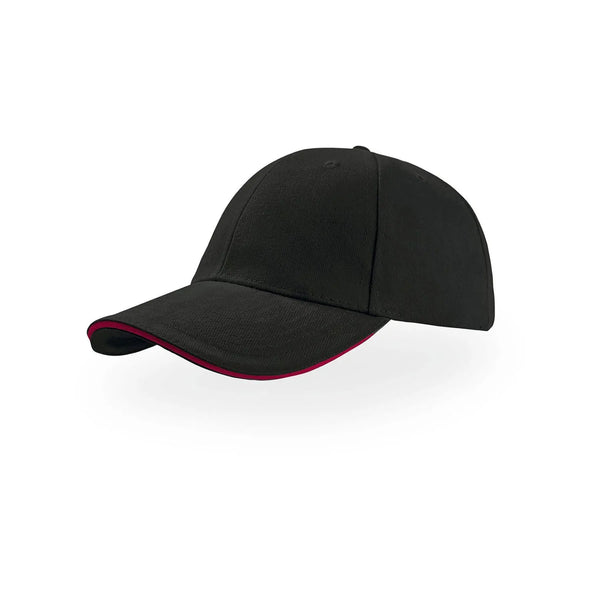 Cappellino Liberty Sandwich black-red - personalizzabile con logo