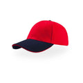 Cappellino Liberty Sandwich red-navy - personalizzabile con logo