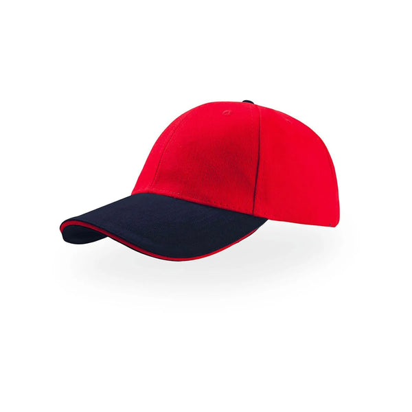 Cappellino Liberty Sandwich red-navy - personalizzabile con logo