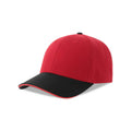 Cappellino Liberty Sandwich-S black-red - personalizzabile con logo