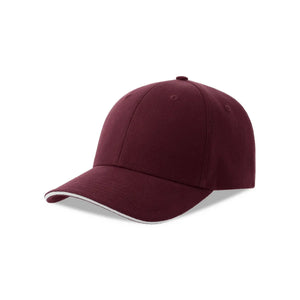 Cappellino Liberty Sandwich-S bordeaux - personalizzabile con logo