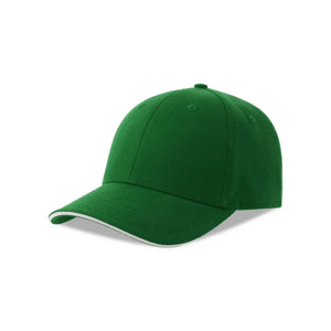 Cappellino Liberty Sandwich-S green-white - personalizzabile con logo