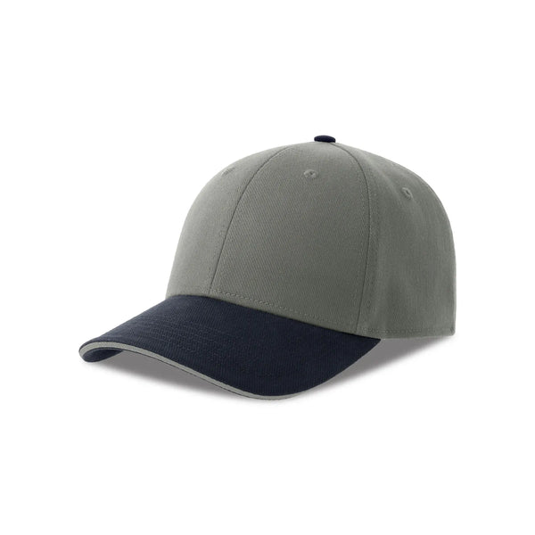 Cappellino Liberty Sandwich-S grey-navy - personalizzabile con logo