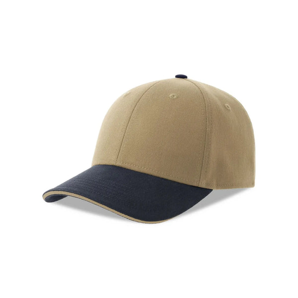 Cappellino Liberty Sandwich-S khaki-navy - personalizzabile con logo