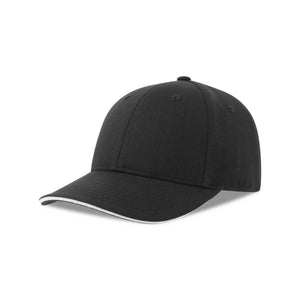 Cappellino Liberty Sandwich-S nero - personalizzabile con logo