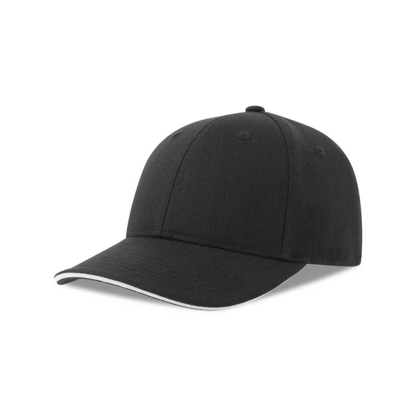 Cappellino Liberty Sandwich-S nero - personalizzabile con logo