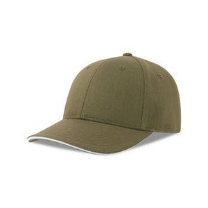 Cappellino Liberty Sandwich-S olive-white - personalizzabile con logo