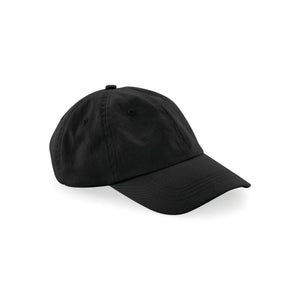 Cappellino Low Profile 6 Panel Dad Cap nero - personalizzabile con logo