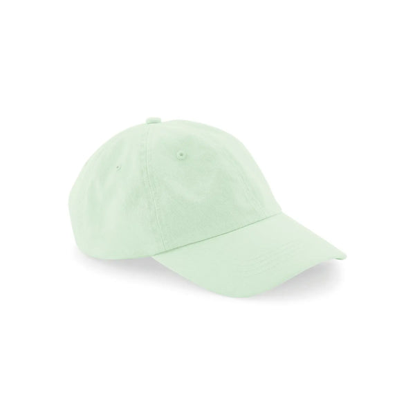 Cappellino Low Profile 6 Panel Dad Cap pastel mint - personalizzabile con logo
