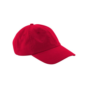 Cappellino Low Profile 6 Panel Dad Cap rosso - personalizzabile con logo