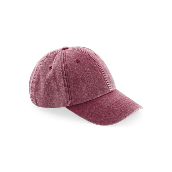 Cappellino Low Profile Vintage Cap rosso - personalizzabile con logo