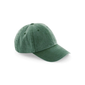 Cappellino Low Profile Vintage Cap verde - personalizzabile con logo