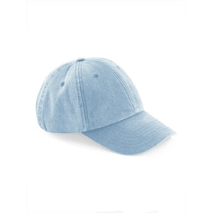 Cappellino Low Profile Vintage Cap vintage light blue - personalizzabile con logo