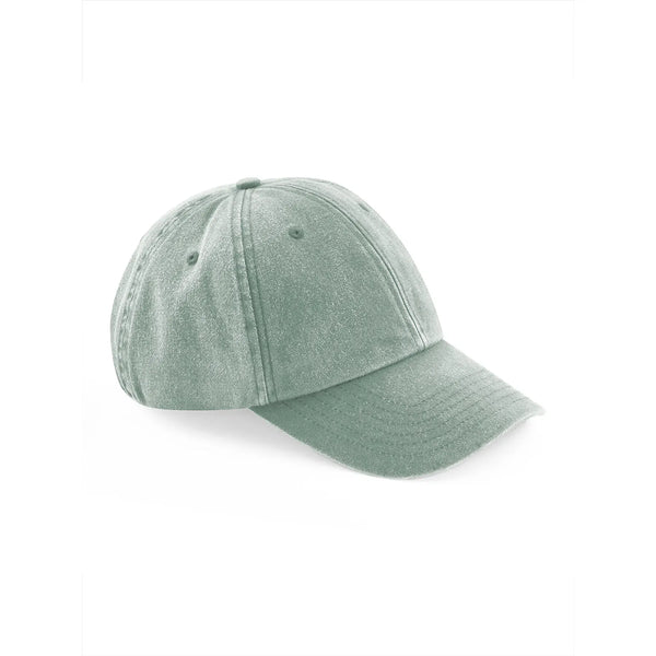 Cappellino Low Profile Vintage Cap vintage sage green - personalizzabile con logo