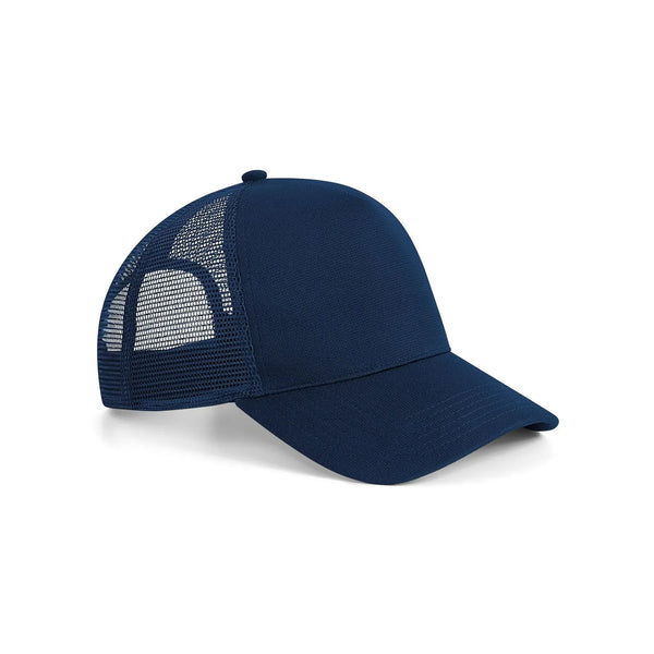 Cappellino Microknit Snapback Trucker blu - personalizzabile con logo