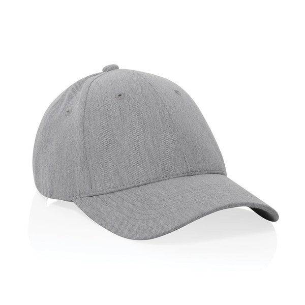Cappellino Milo 6 pannelli 200gr melange grigio - personalizzabile con logo