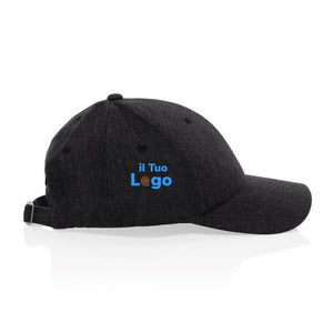 Cappellino Milo 6 pannelli 200gr melange - personalizzabile con logo