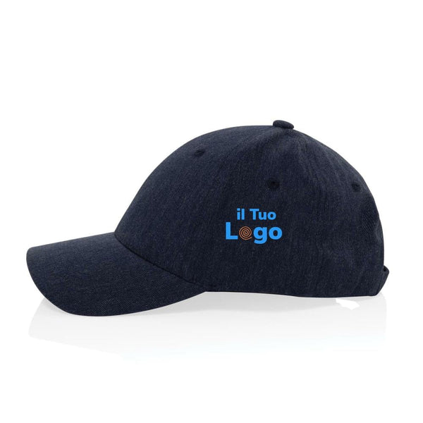 Cappellino Milo 6 pannelli 200gr melange - personalizzabile con logo