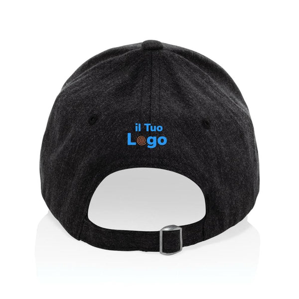 Cappellino Milo 6 pannelli 200gr melange - personalizzabile con logo