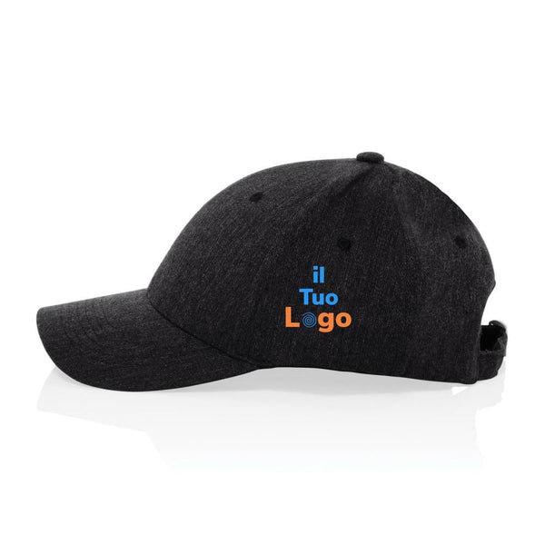 Cappellino Milo 6 pannelli 200gr melange - personalizzabile con logo