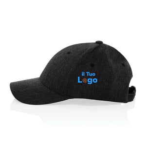Cappellino Milo 6 pannelli 200gr melange - personalizzabile con logo