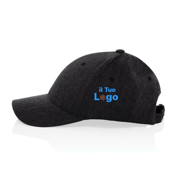 Cappellino Milo 6 pannelli 200gr melange - personalizzabile con logo