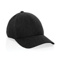 Cappellino Milo 6 pannelli 200gr melange nero - personalizzabile con logo