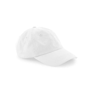 Cappellino Organic Cotton 6 Panel bianco - personalizzabile con logo