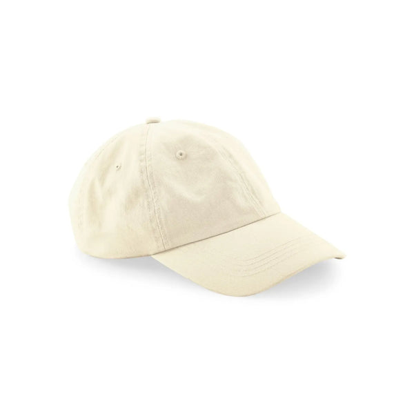 Cappellino Organic Cotton 6 Panel natural - personalizzabile con logo