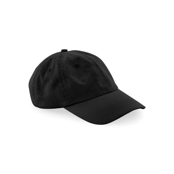 Cappellino Organic Cotton 6 Panel nero - personalizzabile con logo